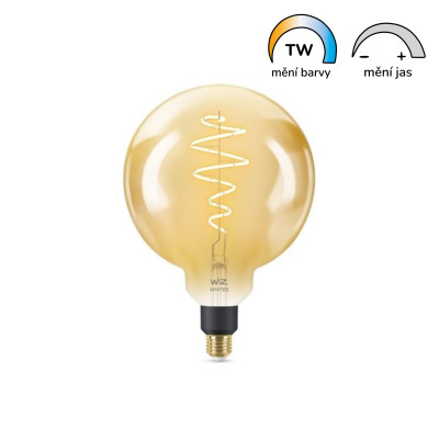 LED žárovka Philips WiZ E27 6,5W 2000-5000K