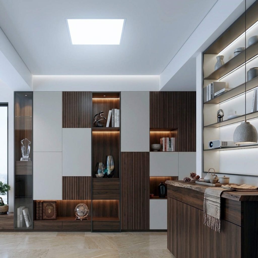 Chytrý stropní LED panel Sunea | 595 x 595 mm