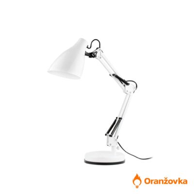 Stolní lampa ORANŽOVKA1 bílá | se žárovkou