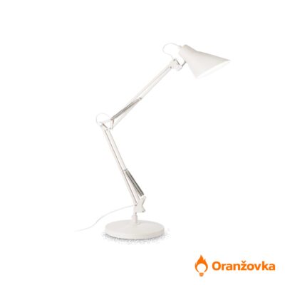 Stolní lampa ORANŽOVKA3 bílá | se žárovkou