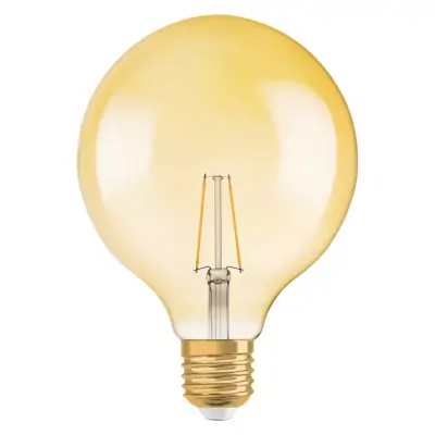 LED žárovka Osram Globe v jantarové barvě