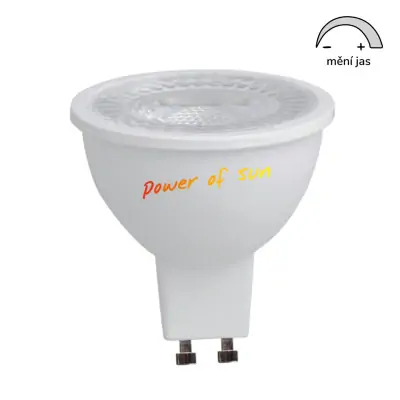 Plnospektrální LED žárovka euroLighting GU10 6,5W 2700K
