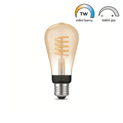 LED žárovka Philips Hue E27 7W 2200-4500K