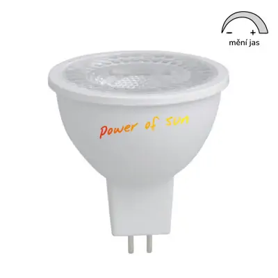 Plnospektrální LED žárovka euroLighting GU5,3 6W 2700K