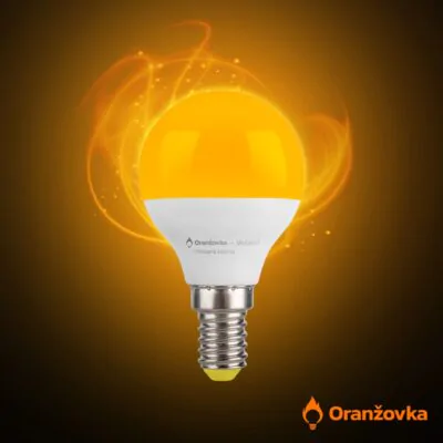 Večerní žárovka Oranžovka E14 1600K