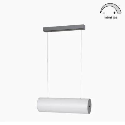 Plnospektrální LED svítidlo KIMBA LE3 skleněné 150 mm 31W černá