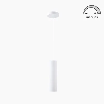 Plnospektrální LED svítidlo KIMBA S3 skleněné 150 mm 64W bílé