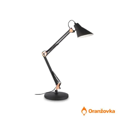 Stolní lampa ORANŽOVKA3 černoměděná | se žárovkou