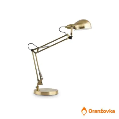 Stolní lampa ORANŽOVKA4 zlatá | se žárovkou