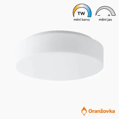 Stropní svítidlo ORANŽOVKA skleněné 300 mm | se žárovkami